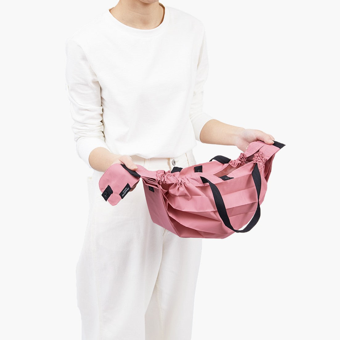 Shupatto Bag - One-Pull Foldable Bag - Momo (Medium)