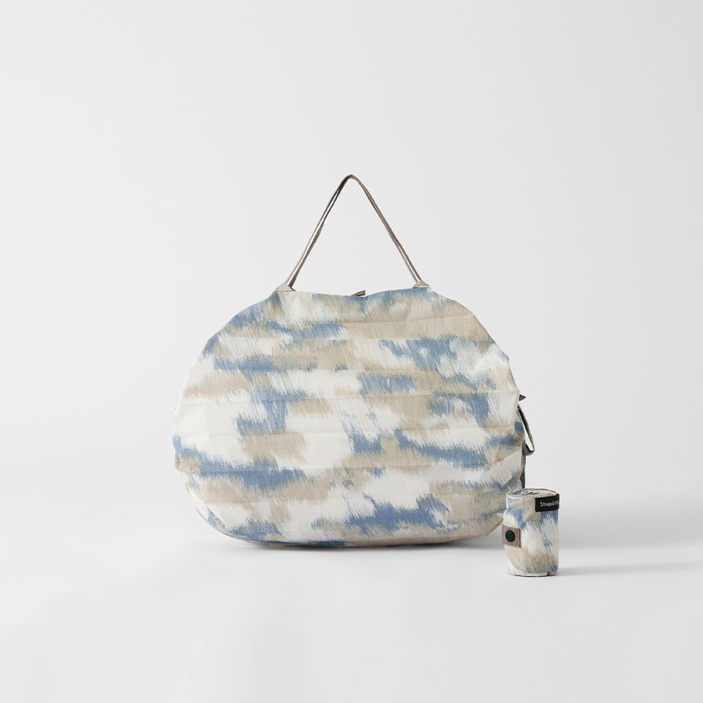 Shupatto Compact One-Pull Foldable Bag - Print - L