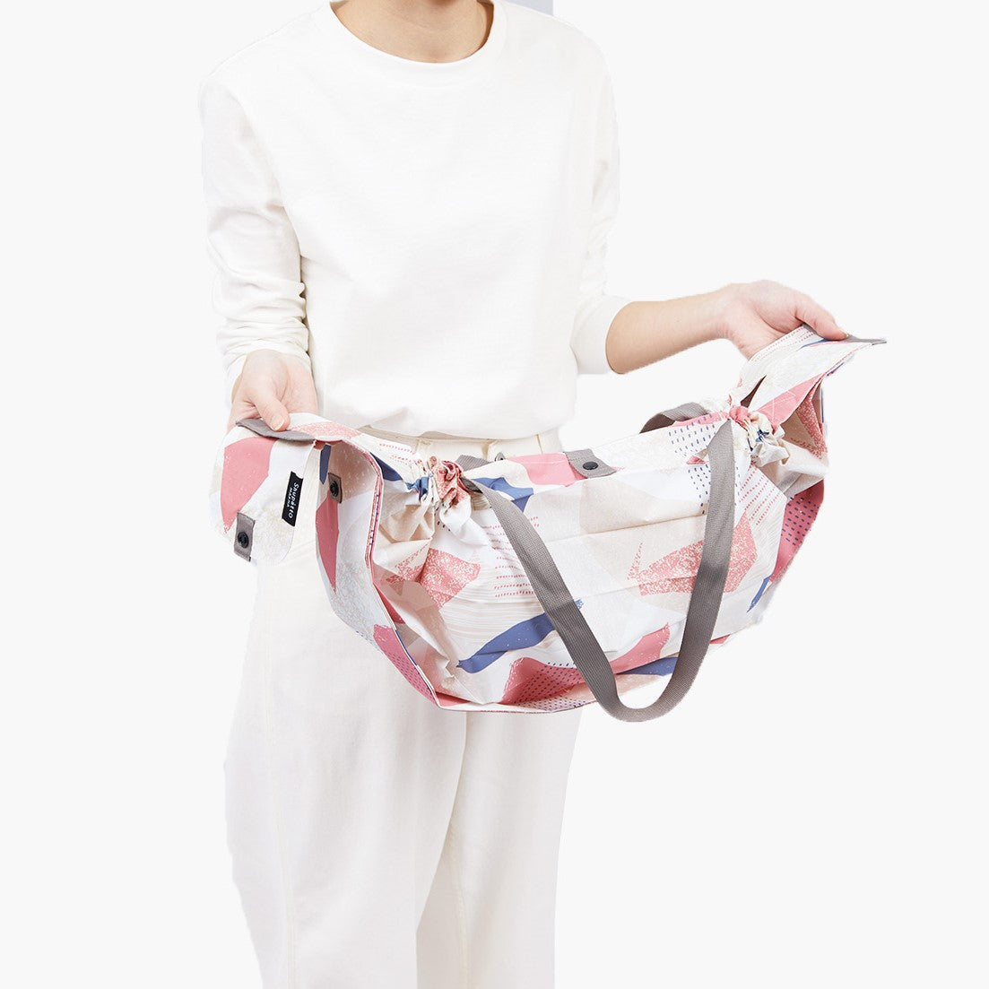 Shupatto Bag - One-Pull Foldable Bag - Hagire (Large)