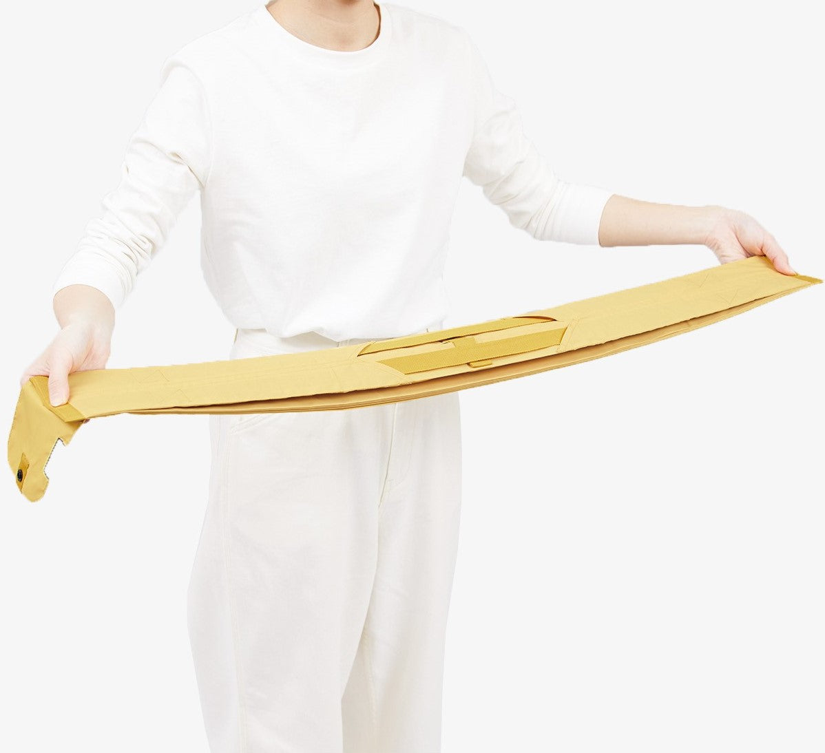 Shupatto Bag - One-Pull Foldable Bag -Karashi (Large)