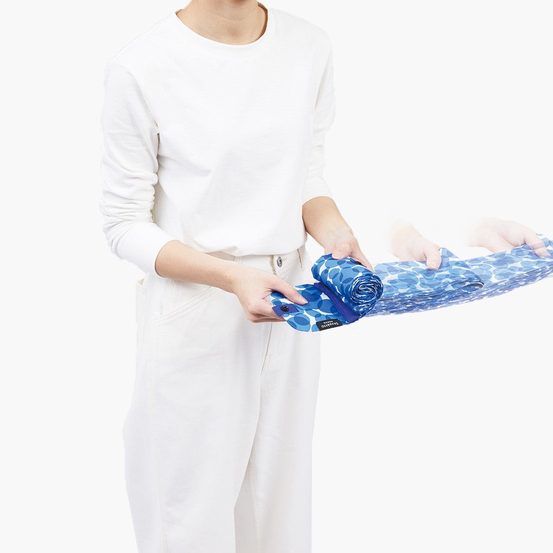 Shupatto Bag - One-Pull Foldable Bag - Umi (Large)