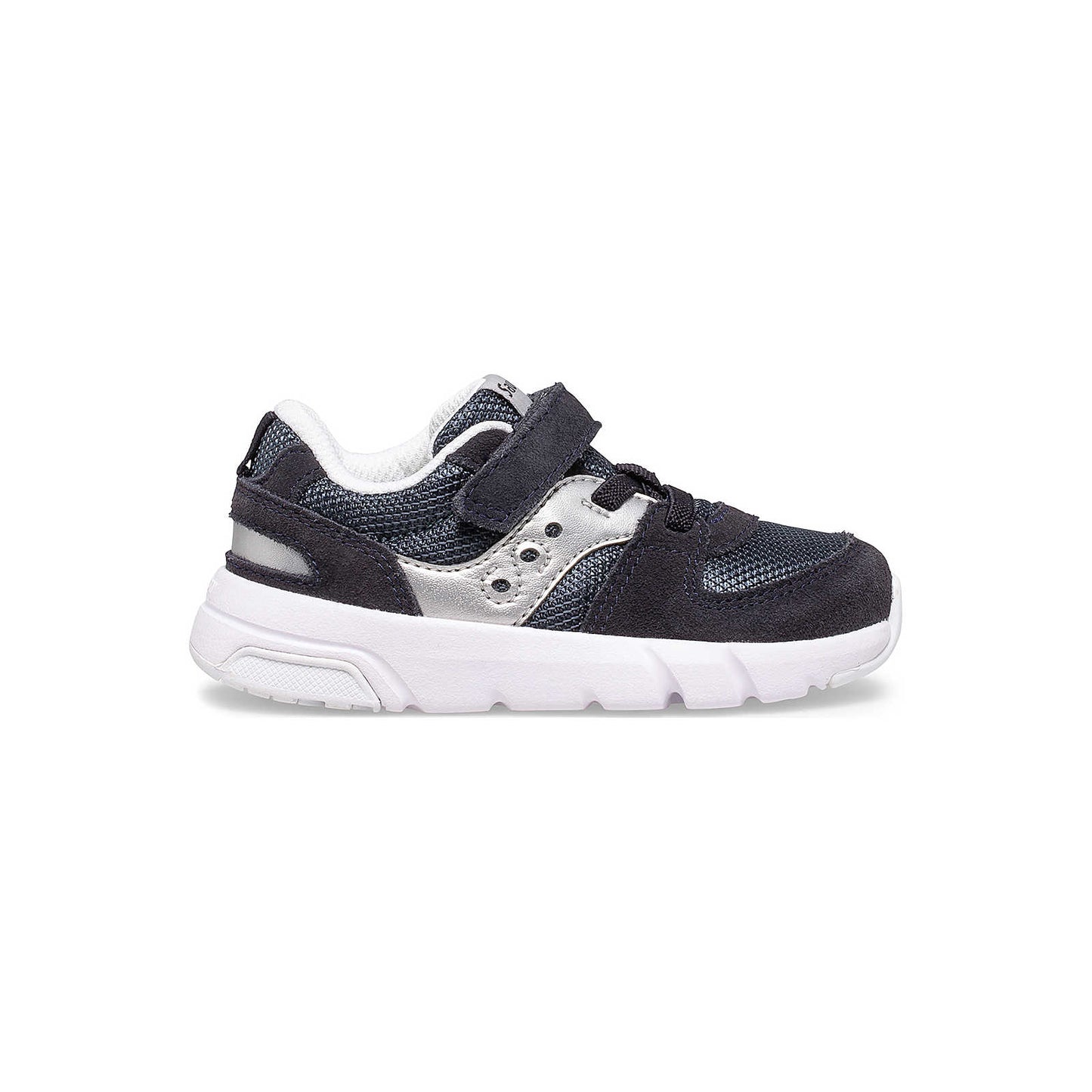 Saucony - Little Kid's Jazz Lite 2.0 Sneaker -  Navy/Silver