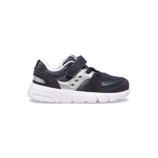 Saucony - Little Kid's Jazz Lite 2.0 Sneaker -  Navy/Silver