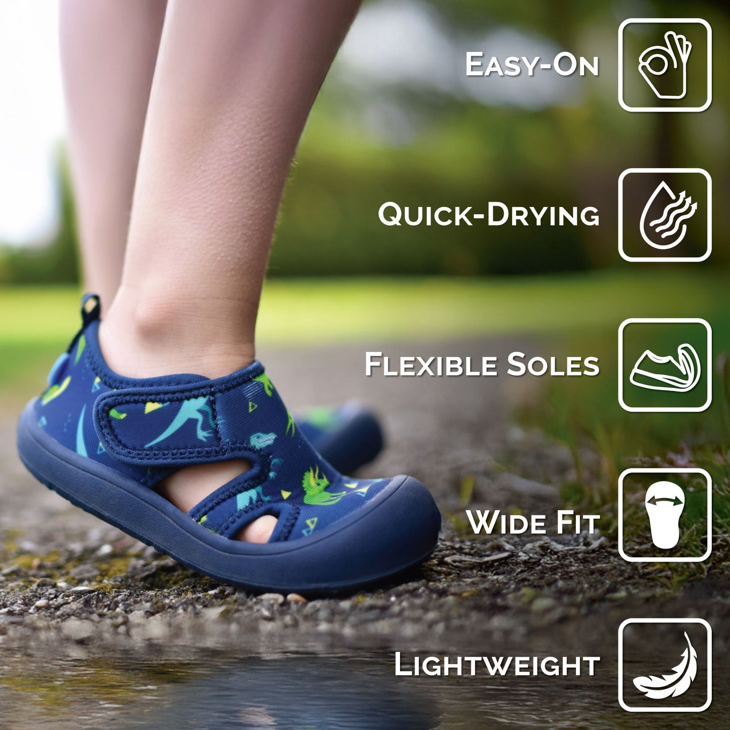 Jan & Jul Kids Kids Sunny Breeze Sandals | Blue Whale