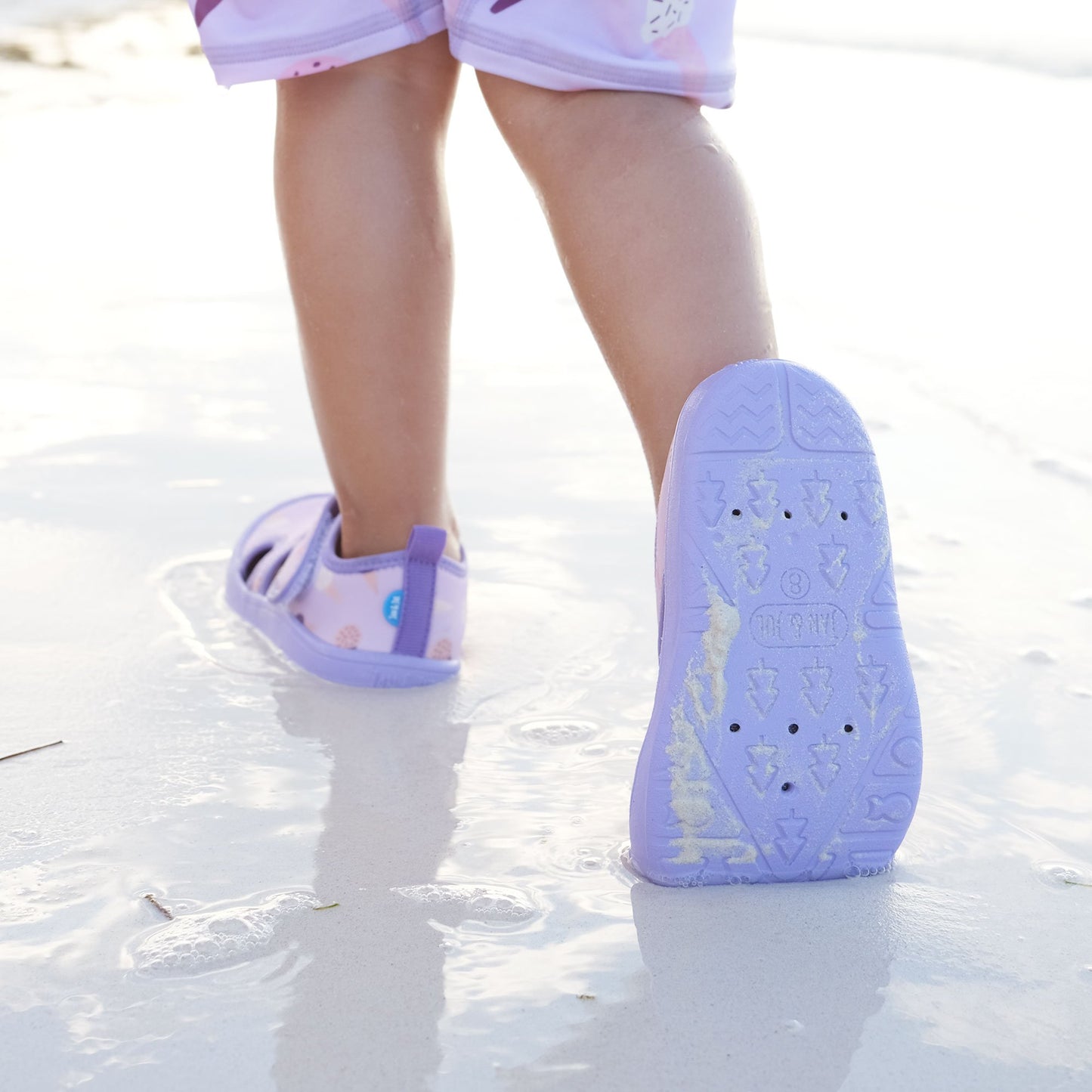 Jan & Jul Kids Kids Sunny Breeze Sandals | Lavender Ice Cream