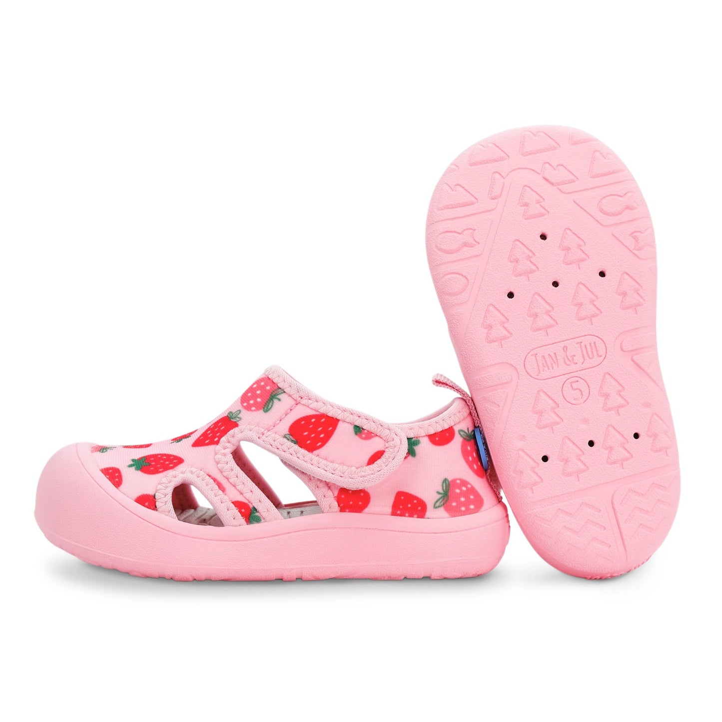Jan & Jul Kids Kids Sunny Breeze Sandals | Pink Strawberry
