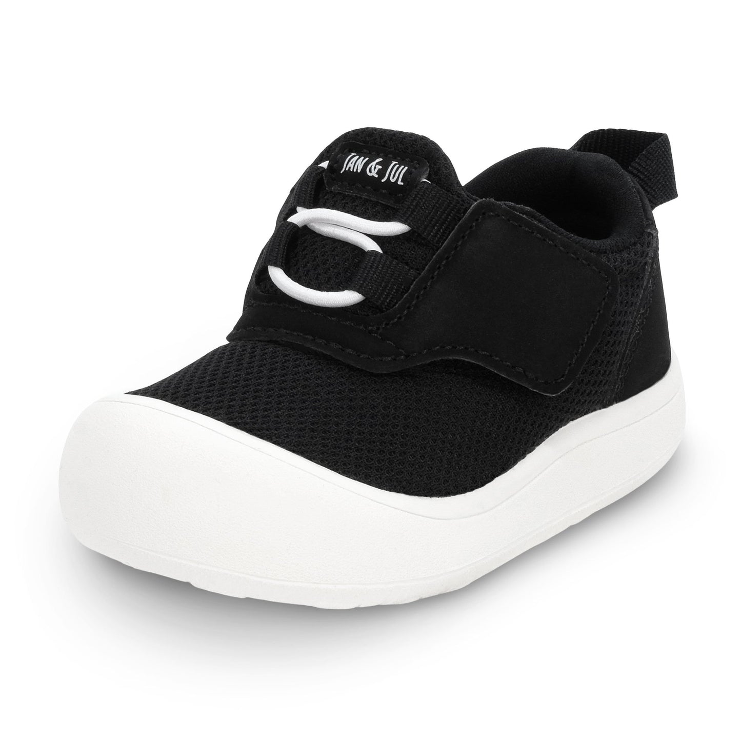 Jan & Jul Kids Mini-Flyer Shoe - Black Tie