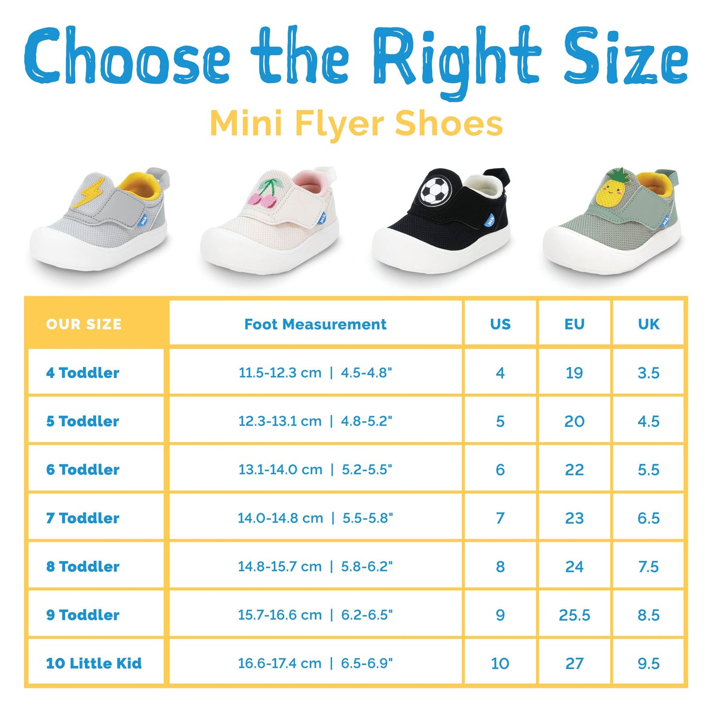 Jan & Jul Kids Mini-Flyer Shoe - Lightning Bolt