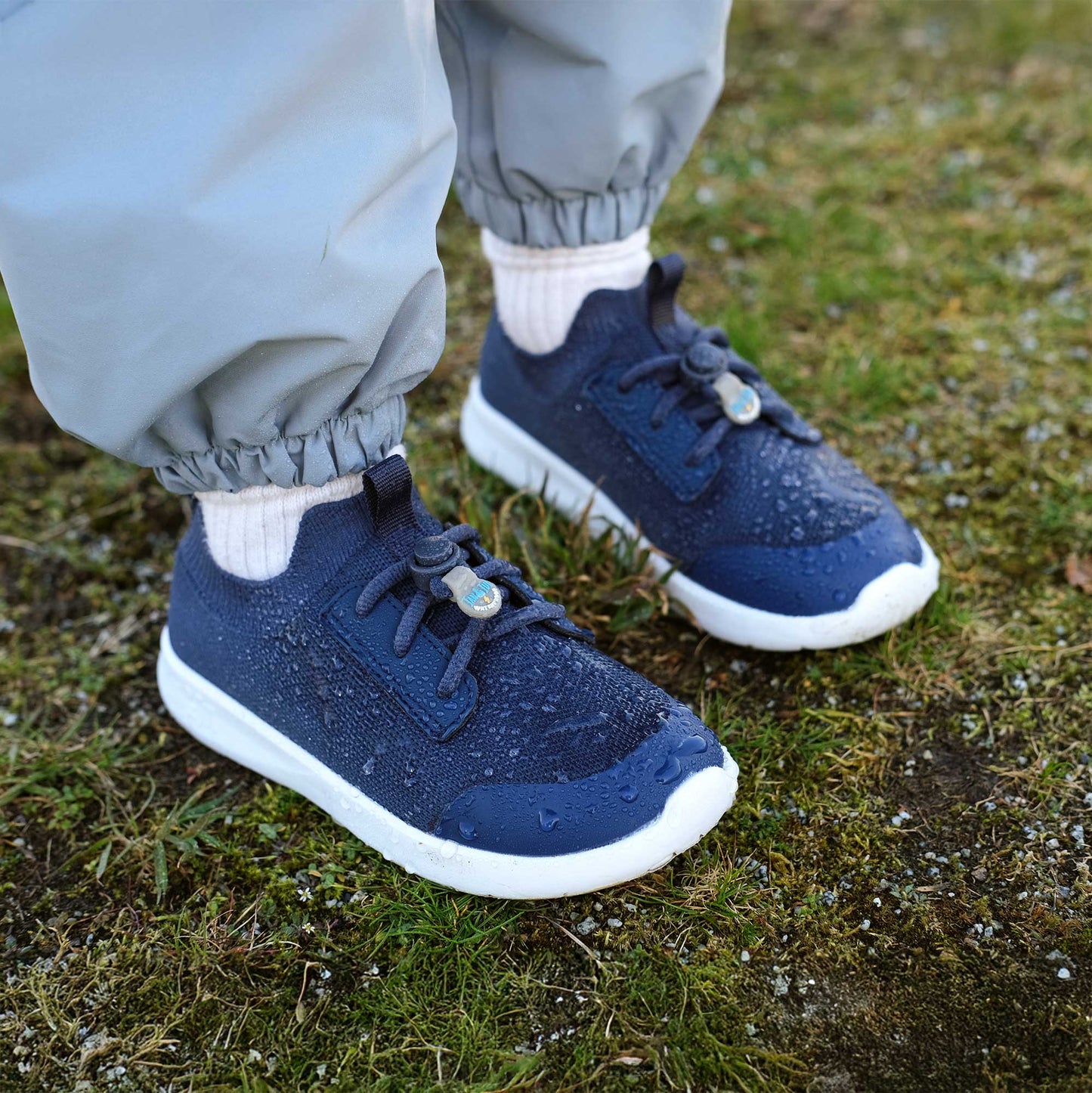 Jan & Jul- Kids Waterproof Shoes Sneakers | Navy