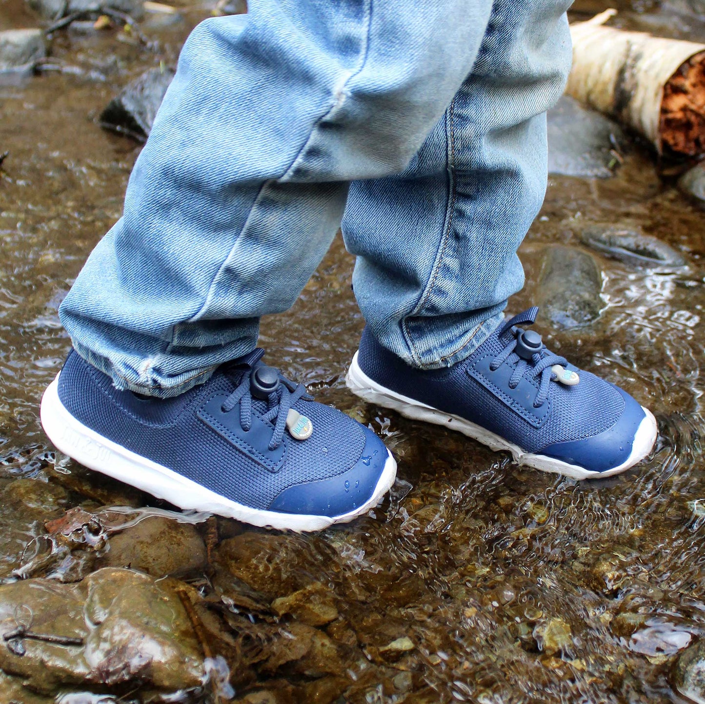 Jan & Jul- Kids Waterproof Shoes Sneakers | Navy