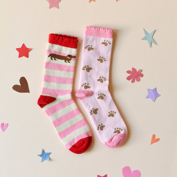 Rockahula Sausage Dog Socks 2 Pack
