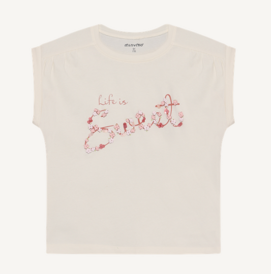 Minymo - Life Is Sweet Graphic T-Shirt - 5Y