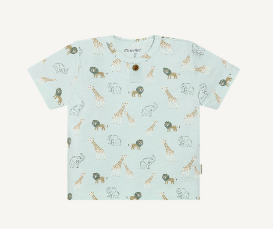 Minymo - Safari Friends All Over Print T-Shirt