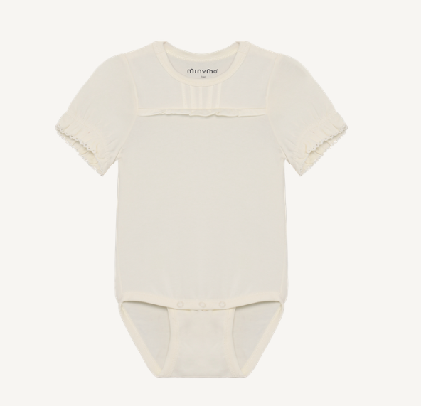 Minymo - Ruffled Short Sleeve Bodysuit