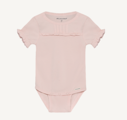 Minymo - Ruffled Short Sleeve Bodysuit