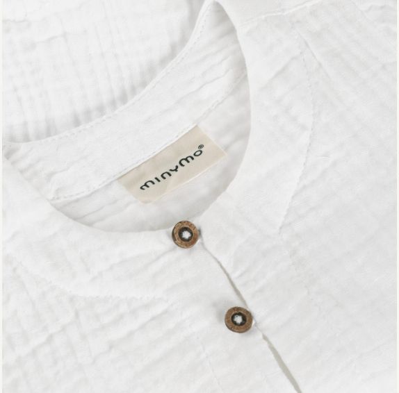 Minymo - Long Sleeve Linen Infant Top