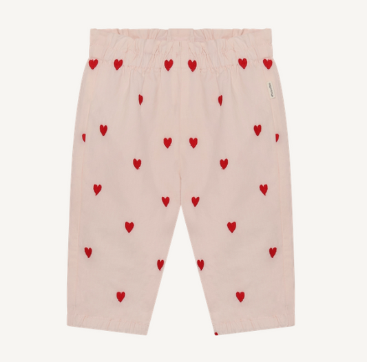 Minymo - Embroidered Heart Infant Pants