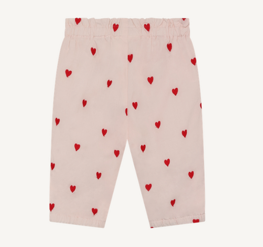 Minymo - Embroidered Heart Infant Pants