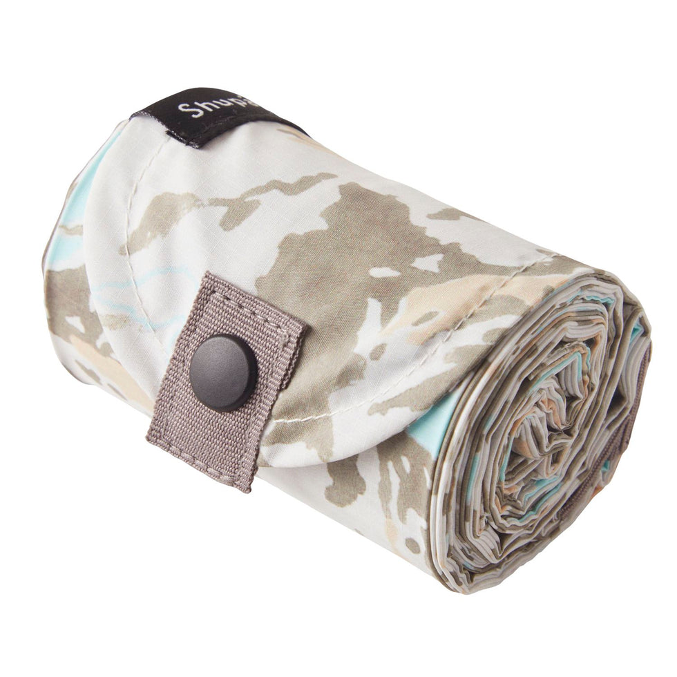 Shupatto Recycled Bag - One-Pull Foldable - Snowy Peaks (Medium)