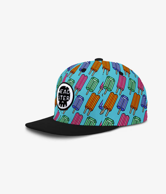 Headster - Snapback Hat - Pop Neon Blue