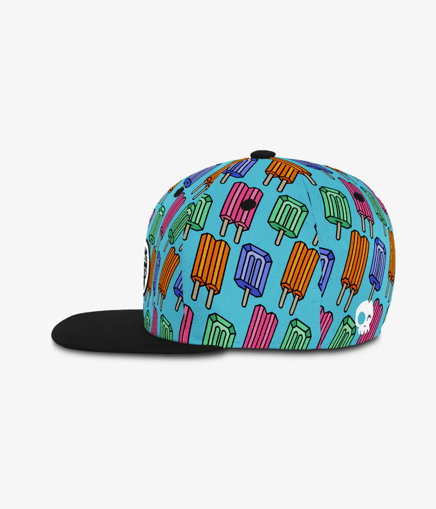 Headster - Snapback Hat - Pop Neon Blue