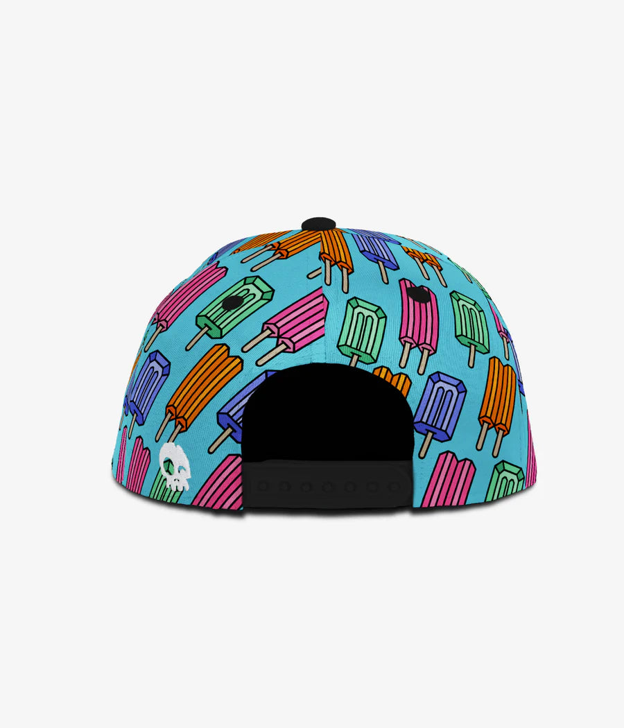 Headster - Snapback Hat - Pop Neon Blue