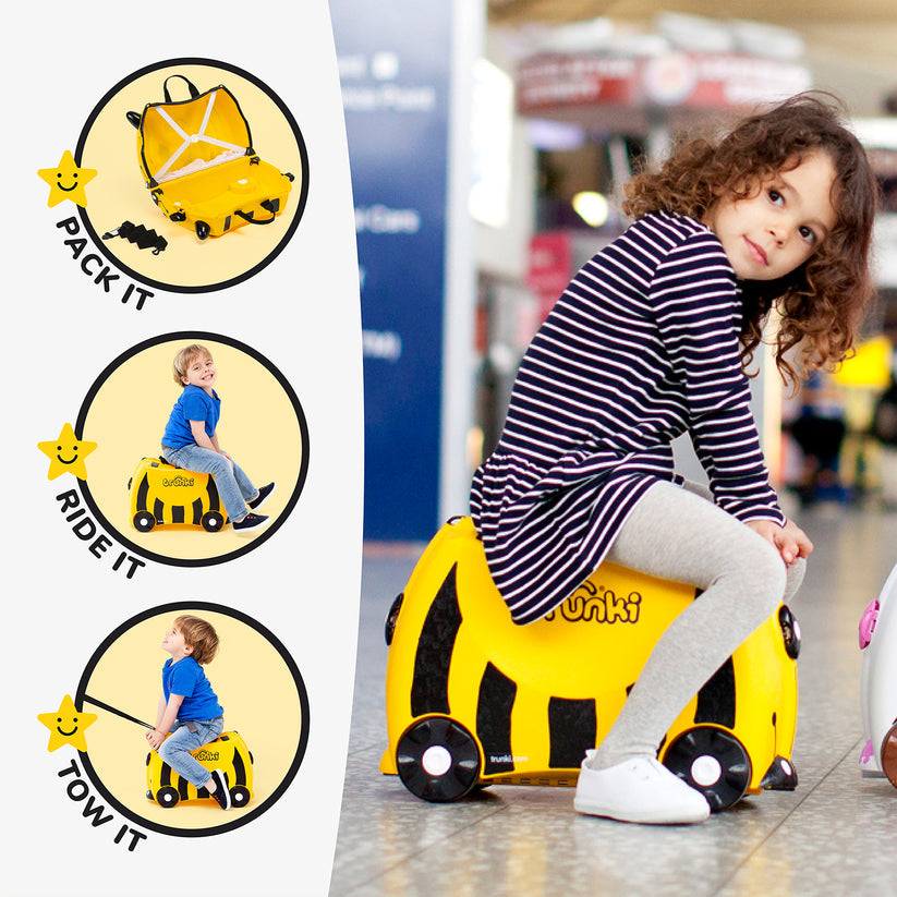Trunki Ride-on Suitcase - Bernard Bee