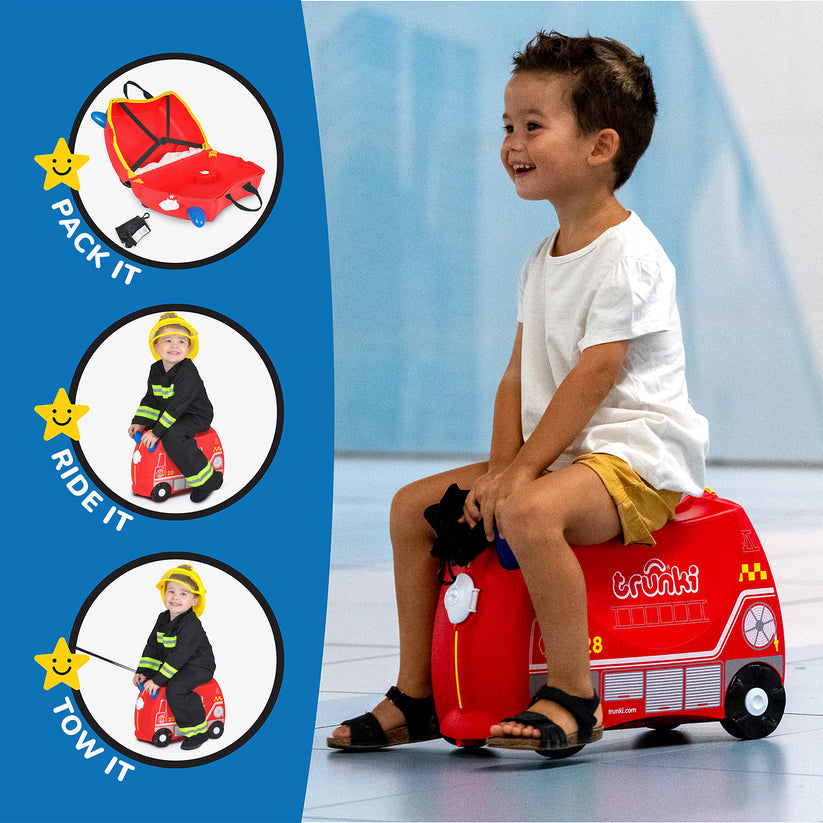 Trunki Ride-on Suitcase - Fire Engine Frank