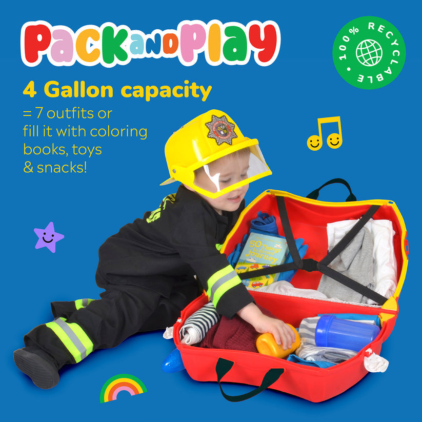 Trunki Ride-on Suitcase - Fire Engine Frank