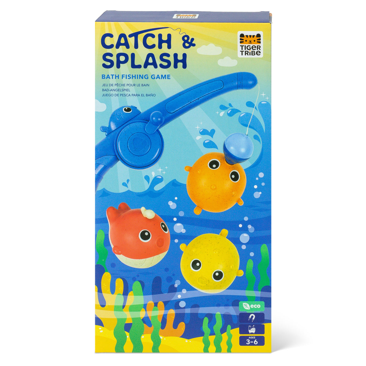 Tiger Tribe Catch and Splash Bath Fishing Game