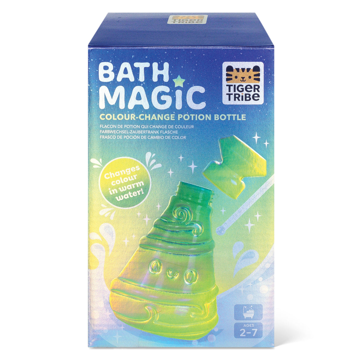 Tiger Tribe Bath Magic Potion Bottle Green to Yellow