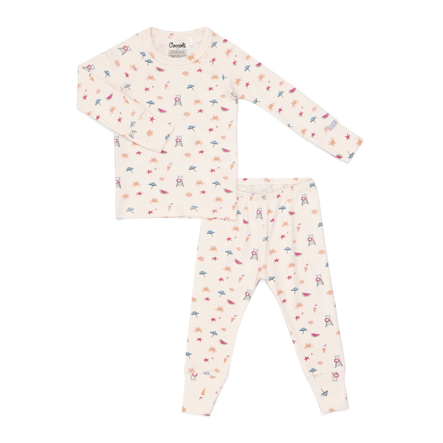 Coccoli - Long Sleeve Cotton-Modal Pajamas