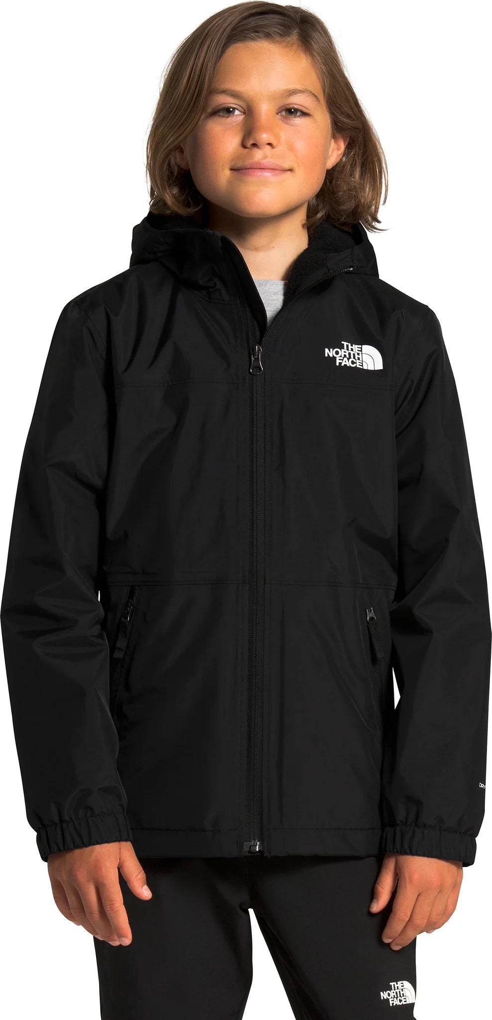 The North Face Warm Storm Rain Jacket — waterproof, rain gear, children's jackets — closeup view