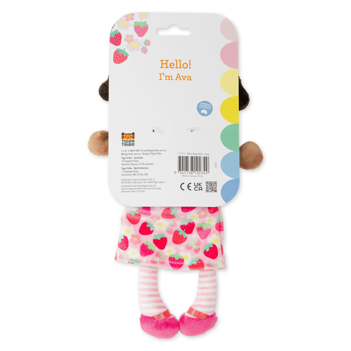 Tiger Tribe Mini Rag Doll Ava