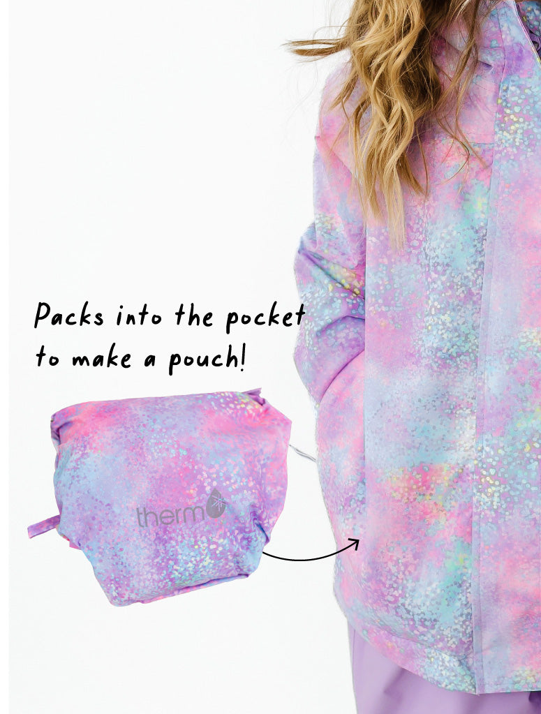 Therm Kids 10K Packaway Rainshell - Dreamland