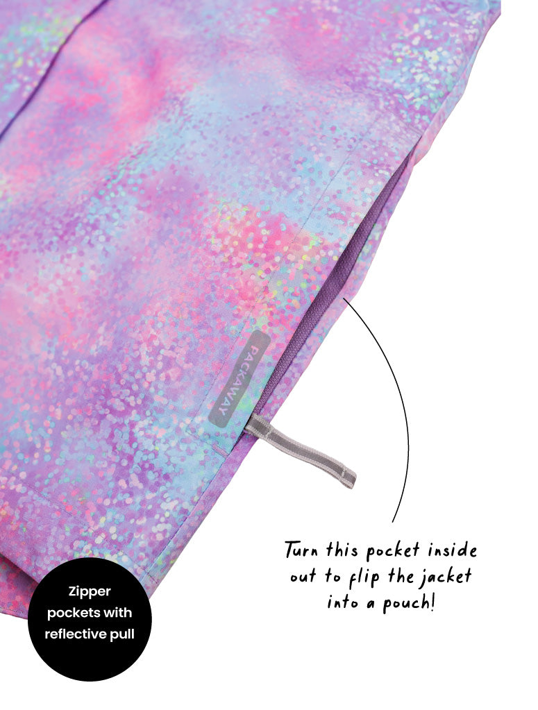 Therm Kids 10K Packaway Rainshell - Dreamland