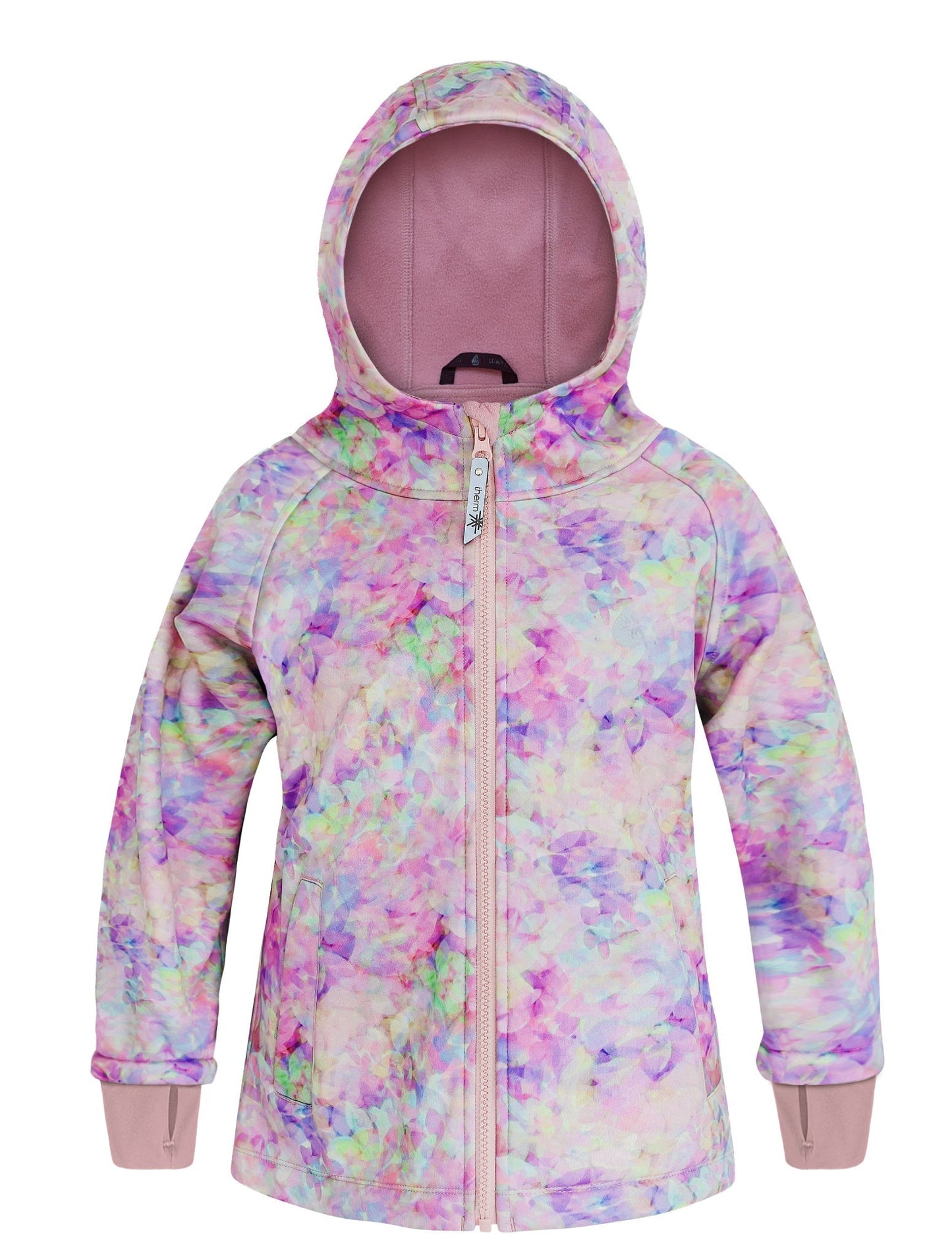 Therm Kids- All-Weather Hoodie - Pretty Petals