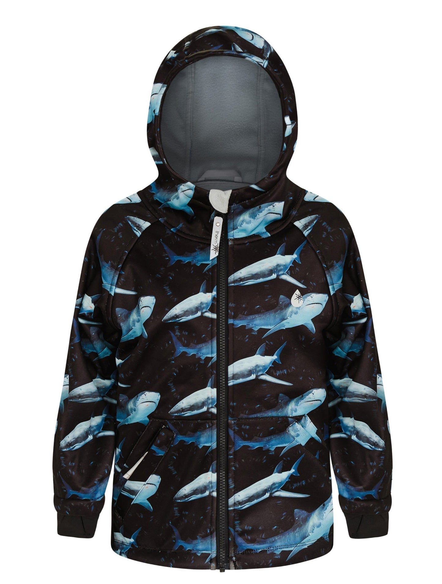 Therm Kids- All-Weather Hoodie - Shark