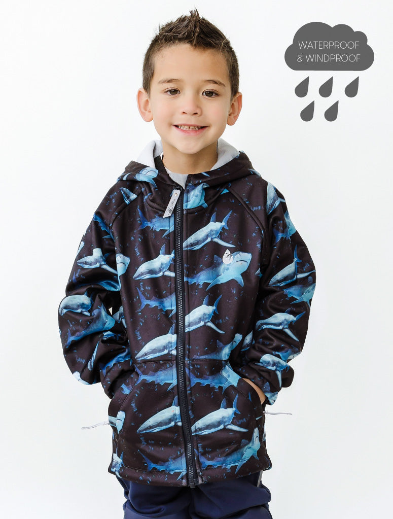 Therm Kids- All-Weather Hoodie - Shark