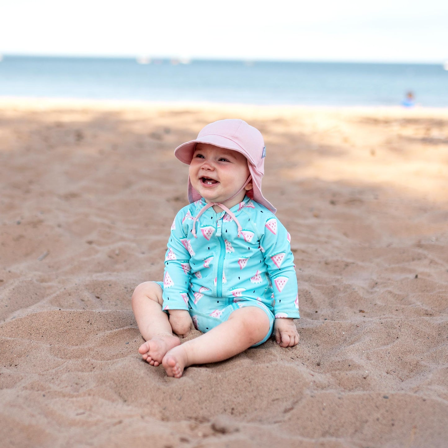 Jan & Jul 1-pc UV Jumpsuit - Watermelon