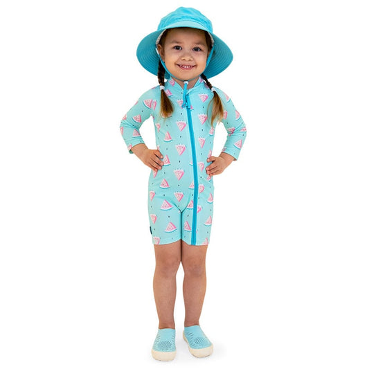 Jan & Jul 1-pc UV Jumpsuit - Watermelon