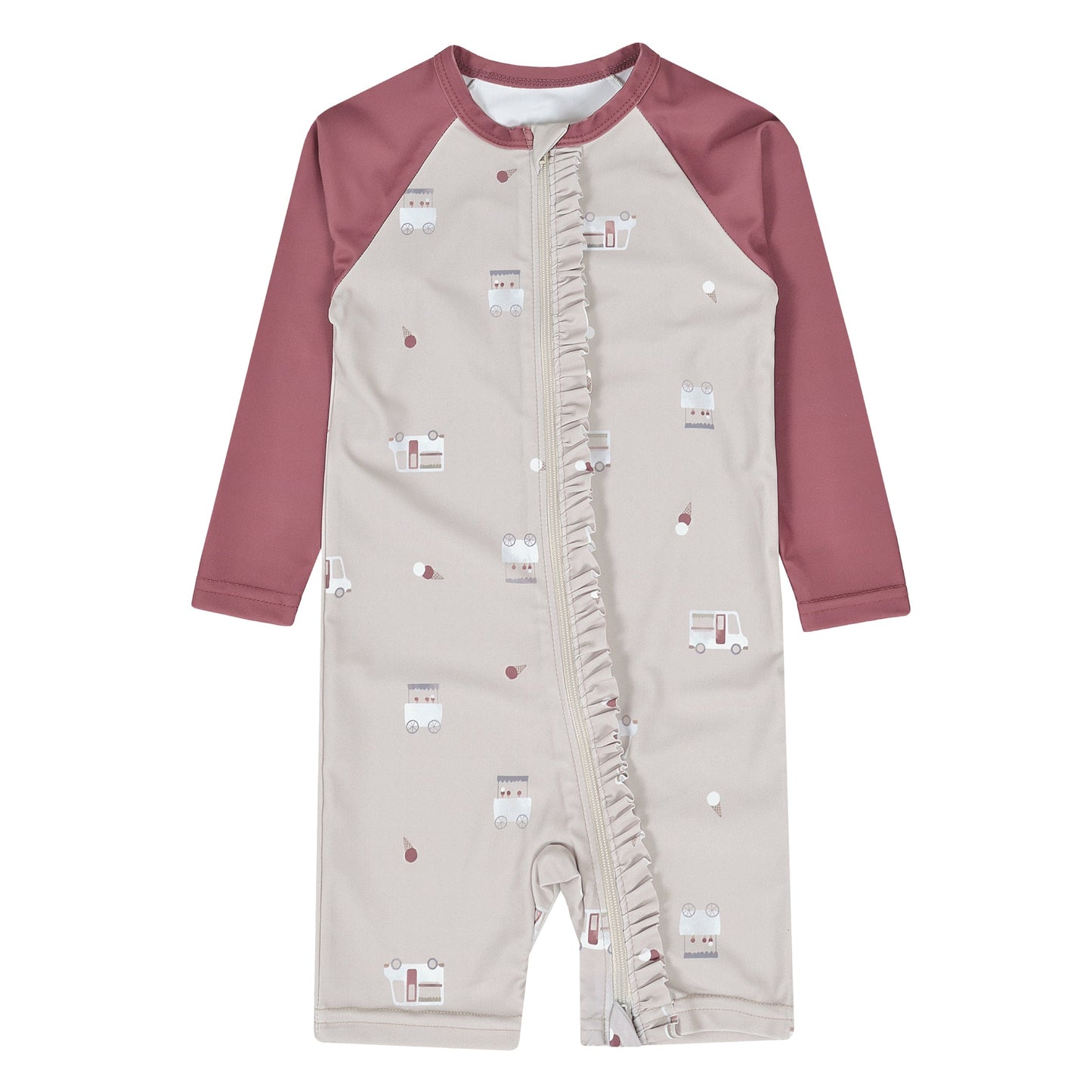 Perlimpinpin Swim Beach UV Protective Sun Suit - Ice Cream