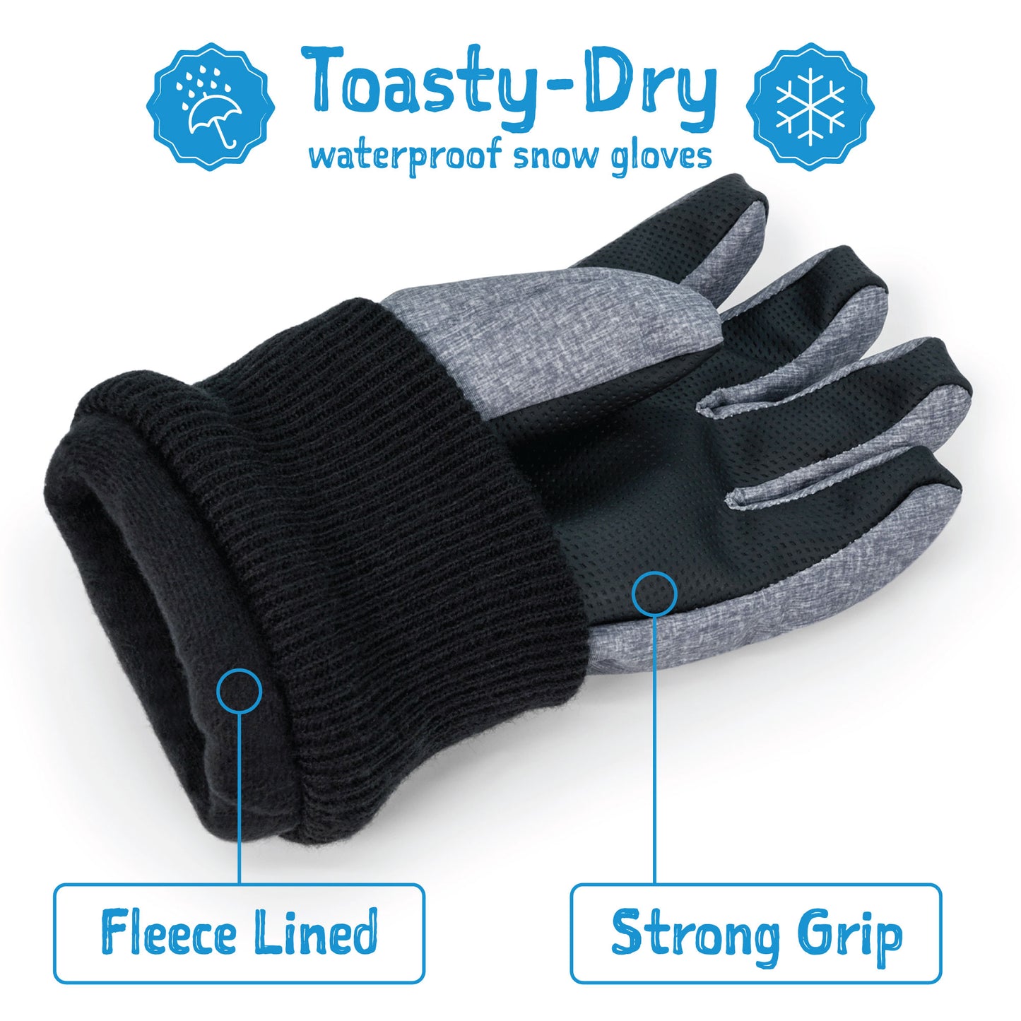 Jan & Jul Toasty-Dry Waterproof Snow Gloves