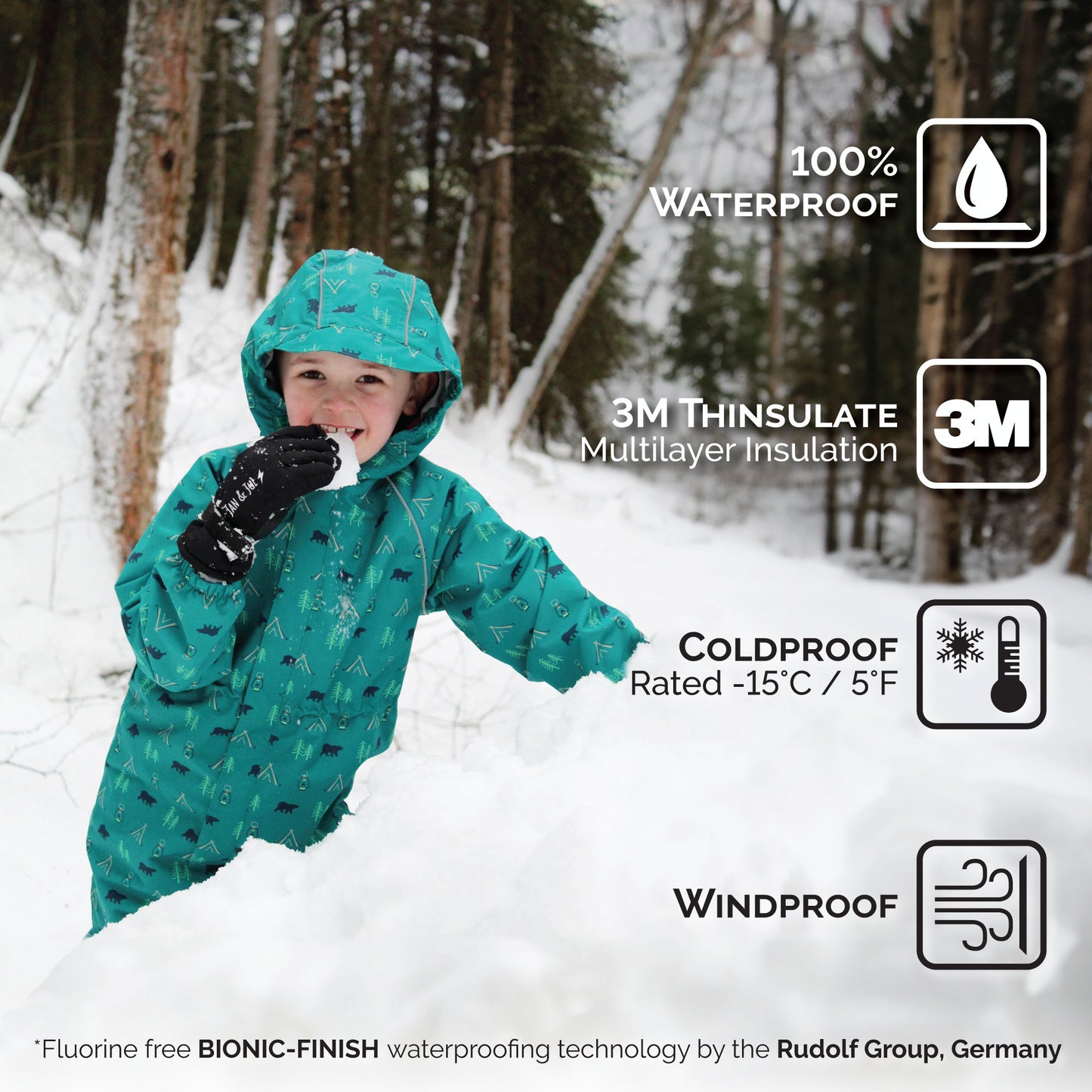 Jan & Jul Toasty-Dry Waterproof Snow Gloves