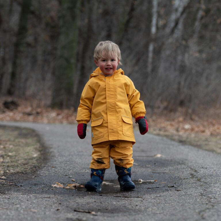 Jan & Jul -  Puddle-Dry Waterproof Rain Jacket - Yellow