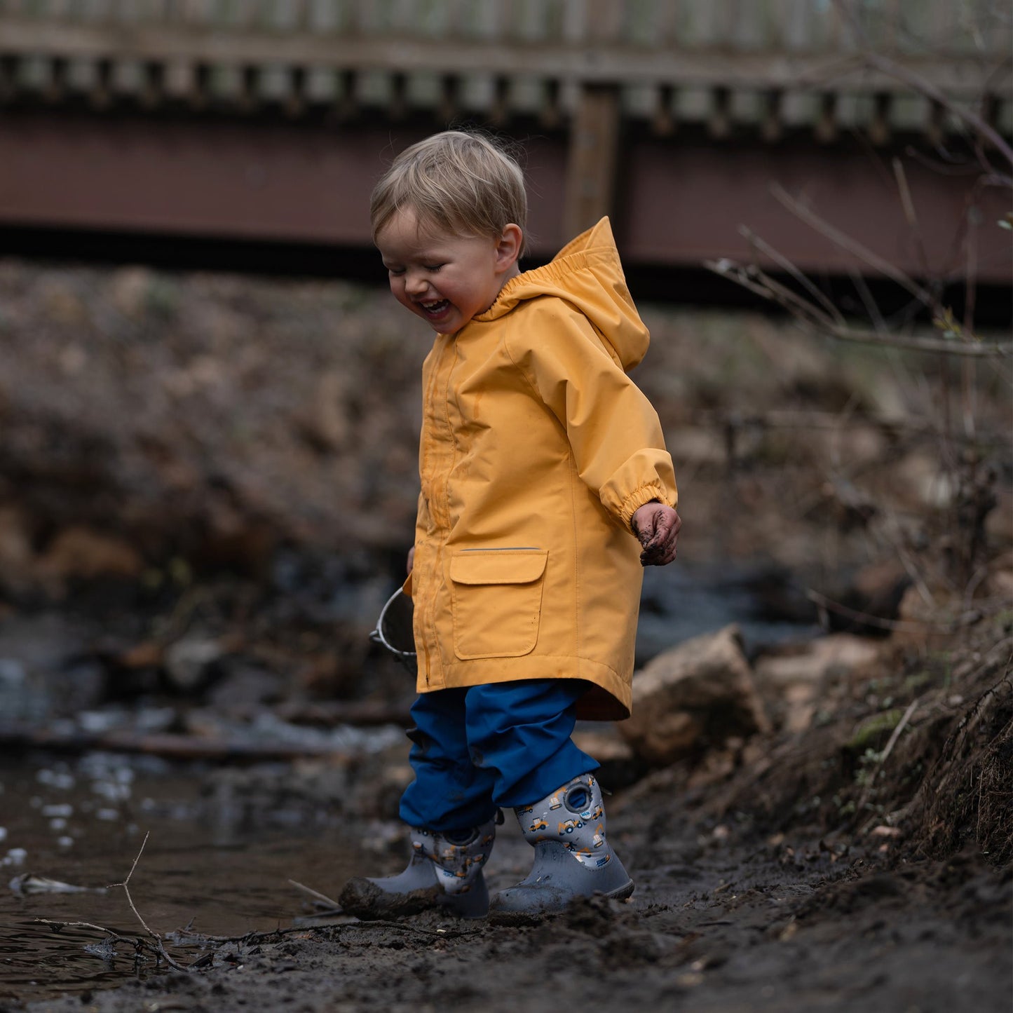 Jan & Jul -  Puddle-Dry Waterproof Rain Jacket - Yellow