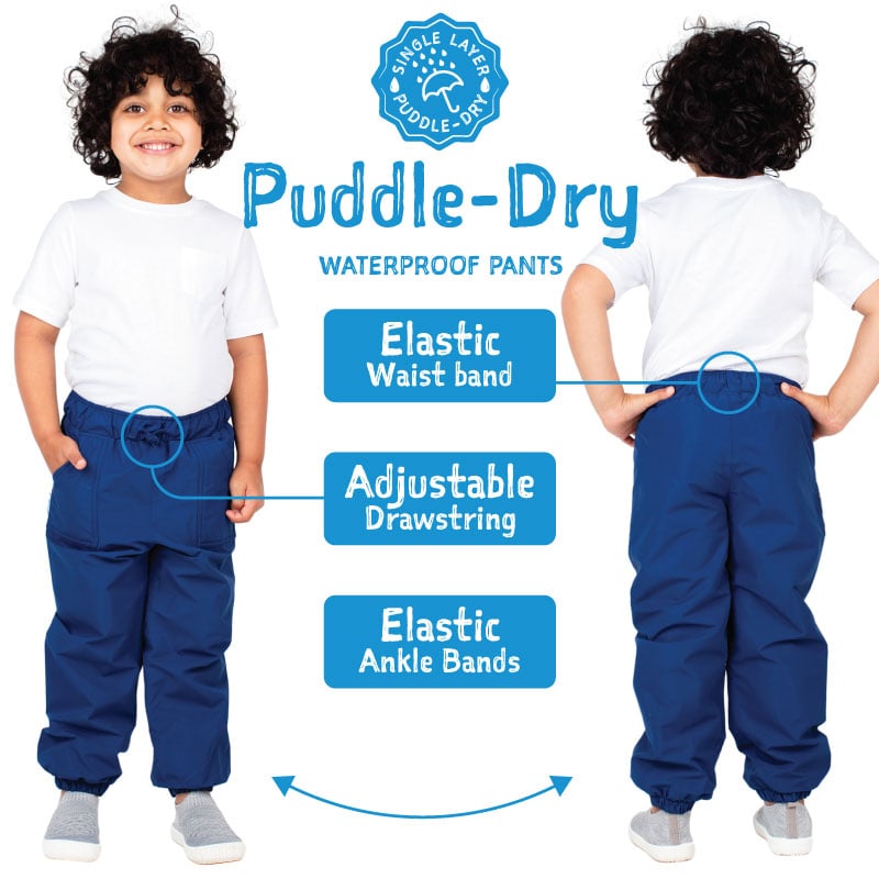 Jan & Jul - Puddle-Dry Rain Pants (Single Layer)
