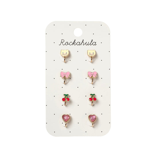 Rockahula Cute Kitten Clip On Earrings
