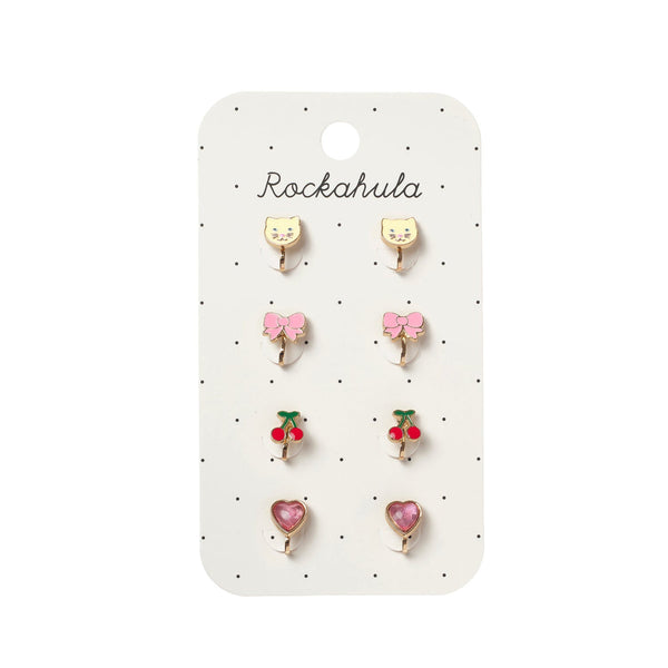 Rockahula Cute Kitten Clip On Earrings