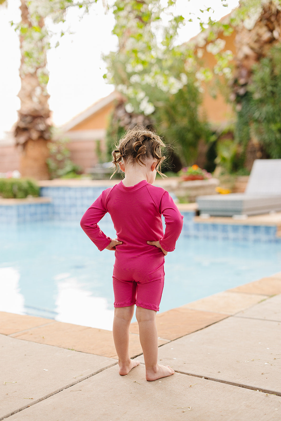 Current Tyed - "Brights" Hot Pink Sunsuit